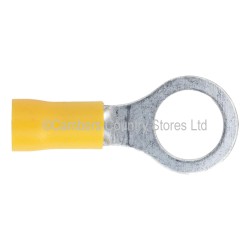 Sealey Terminals 100 Pack Easy Entry Ring 10.5 Yellow